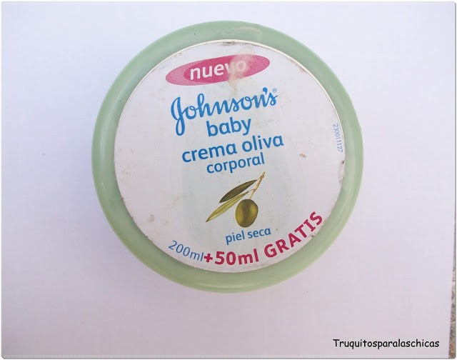  Body cream johnson's baby 