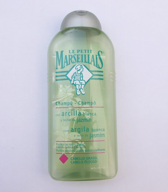 White clay shampoo and jasmine milk from Petit Marseillais